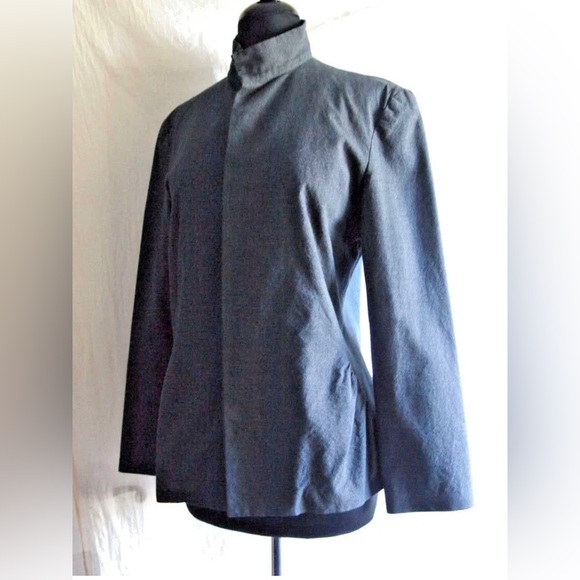 Yohji Yamamoto Vintage Y’s  dark gray lightweight Jacket Blazer Euro 42/US 6-8 - Picture 2 of 6